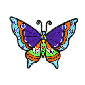 Patch brodé de style nouveau, tissu sergé, fabrication en usine, patch brodé tissé personnalisé pour vêtements, technique de broderie au fer - Product Image 2