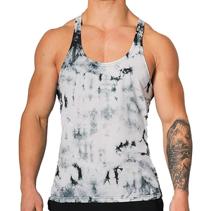 Camiseta sin mangas de algodón para hombre con diseño de servicio OEM, ropa deportiva sin mangas - Product Image 1