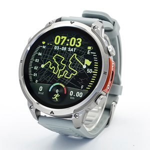 Reloj inteligente MK100 de 1.7 pulgadas TFT con GPS, reloj deportivo IP68, monitor de frecuencia cardíaca, monitor de sueño, brújula, llamadas por Bluetooth para hombres - Product Image 1