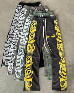 Survêtement tricoté pour hommes avec capuche tissu respirant OEM survêtement de jogging deux pièces personnalisé d'usine tenue de sport décontractée - Product Image 2