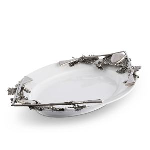 Royal Design Plateau de service de luxe en acier de qualité standard pour la maison Plateau de service fait main en gros pour les hôtels et les restaurants - Product Image 6