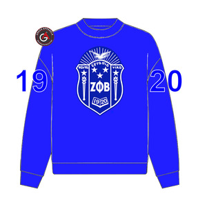 Sudadera con capucha de parafernalia bordada de hermandad de mujeres Zeta Phi Beta griega personalizada - Product Image 6