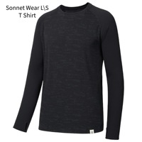 Sweat-shirt à col rond pour homme, haut décontracté, séchage rapide, 100% coton, doux et lisse