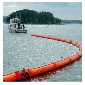 سور عائم صديق للبيئة JRB لحماية المحيطات مانع سور عائم قابل لإعادة الاستخدام بالزيت - Product Image 3