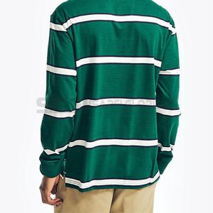 Pas encore d'avis T-shirt à col polo de golf essentiel pour hommes, couleur unie de haute qualité, logo par sublimation, polos grande taille pour hommes - Product Image 5