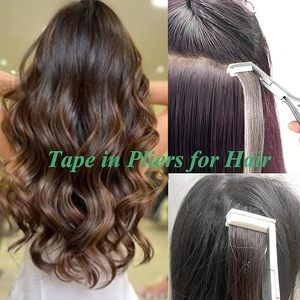 คีมเทปสำหรับการต่อผมแผ่นซิลิโคนสแตนเลส - Product Image 4