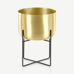 Premium Customized Minimalist Iron <b>Flower</b> <b>Pots</b> & Planters for Patio Lawn & Garden Care Customize color & logo - Product Image 1