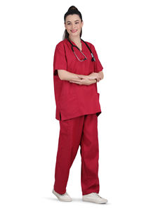 Conjunto de uniformes médicos cómodos unisex, pantalones para médicos, enfermeras, tela de poliéster/algodón, uniformes de Hospital de tamaño personalizado para mujeres - Product Image 3
