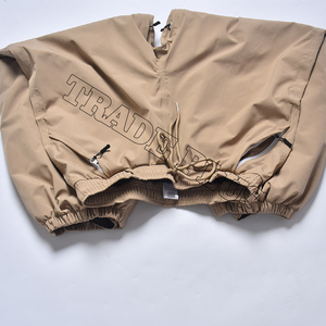 Pantalones de nieve holgados impermeables marrones caqui de moda superior con ventilación de aire de cintura elástica y tela impermeable duradera - Product Image 3