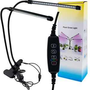Lampe de croissance pour plantes IM011 COB LED avec clip et contrôle par minuterie, spectre blanc 3000K et rouge 4000K pour la croissance et la floraison des plantes - Product Image 2