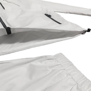 ชุดวอร์มกันลม2ชิ้นสำหรับผู้ชายเสื้อนอกดีไซน์ล่าสุดโลโก้ตามสั่ง - Product Image 4