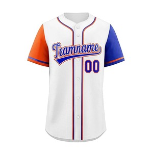 Camiseta de béisbol para hombre con logotipo personalizado Sportwear de alta calidad con impresión por sublimación - Product Image 1