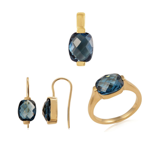 Meilleure vente de bague classique en argent sterling 925 plaqué or avec cadeau de bijoux de mariage en pierre précieuse améthyste - Product Image 6