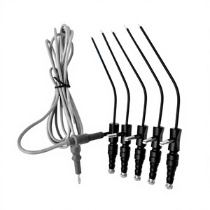 Tube d'aspiration Frazier réutilisable nasal ORL monopolaire certifié CE avec câble en acier inoxydable Source d'alimentation manuelle Instruments Ent - Product Image 1