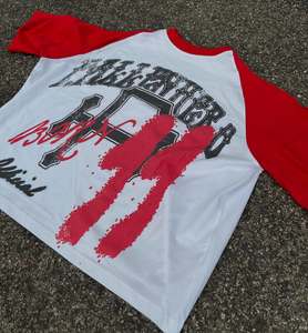 เสื้อยืดคอตตอนหนาน้ำหนัก 260 กรัม ทรงโอเวอร์ไซส์ ใส่สบายสำหรับผู้ชาย แขนสั้น พิมพ์ลายตัวอักษร สไตล์สตรีทแวร์ - Product Image 5