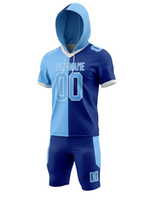 Transpirable Wicking Pro Style 7 en 7 Uniformes de fútbol Logotipo personalizado Spandex Entrenamiento Camisa de compresión y pantalones con almohadilla integrada - Product Image 2