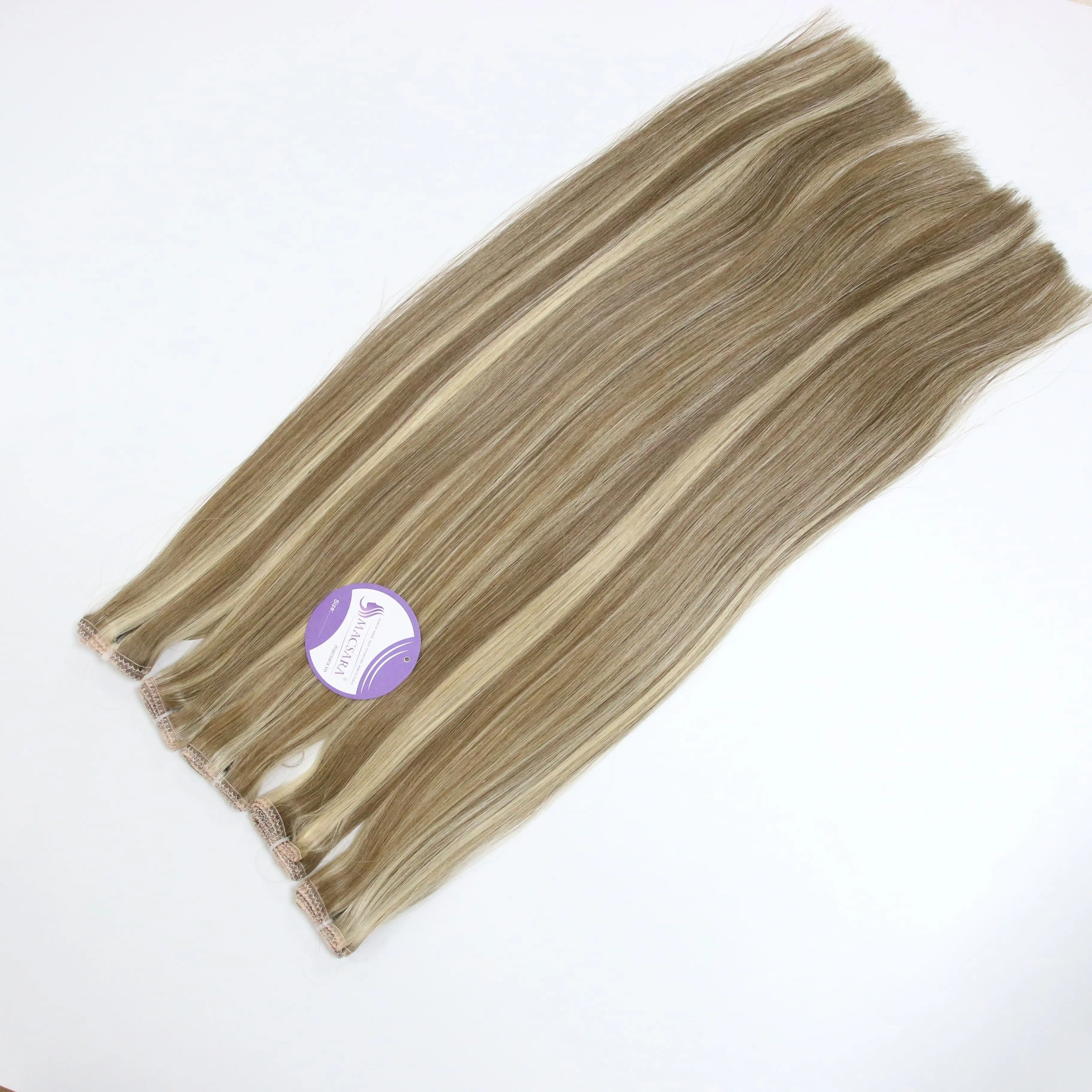 Vietnamese human Best Hair Extension Blonde Color Hair Cheapest Price Fast Shipping cuticle aligned hair