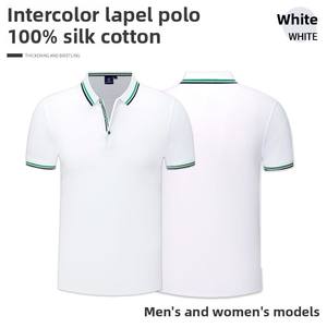 Uniforme de empresa de alta calidad 200gsm poliéster algodón hombres Polo camiseta personalizada hombres bordado Logo Polo camiseta para hombres - Product Image 6