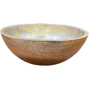 Forma personalizada Mejor venta de madera Tazón para servir Fabricante Nuevo diseño Pulido Tazón para servir de madera de la India - Product Image 5