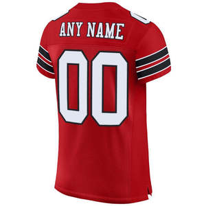 Maillot de football américain 100 % polyester de qualité supérieure, personnalisé, léger, respirant et anti-humidité pour adultes et universitaires - Product Image 4