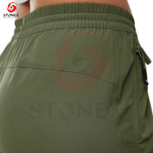 Shorts Deportivos Premium para Mujer con Bolsillos, Logotipo Personalizado, Color y Talla a Medida, Shorts de Verano de Secado Rápido, Poliéster/Algodón - Product Image 5