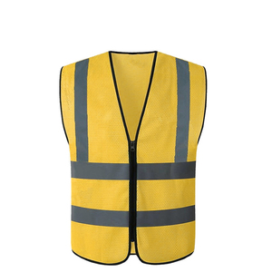 Uniforme de construcción, chaleco de seguridad reflectante de trabajo, chaleco de seguridad Industrial, ANSI Clase 3, LED Flash impermeable 100% - Product Image 4