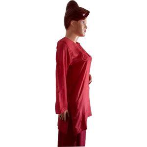 Alta calidad alta calidad Om Kurta 100% tela de algodón precios al por mayor ropa Lisa personalizada Anti Technics artículo estilo para exportación - Product Image 6