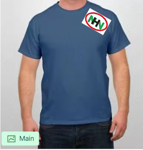 เสื้อยืดผ้าฝ้าย100% สำหรับผู้ชายเสื้อยืดถักลำลองแขนสั้นขนาดใหญ่พิเศษพิมพ์โลโก้ได้ตามต้องการ - Product Image 5