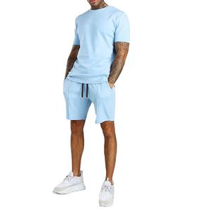 Ensemble 2 pièces T-shirt et jogging personnalisés pour hommes Ensemble 2 pièces été logo imprimé personnalisé pour hommes - Product Image 1