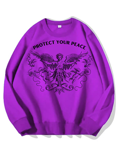 Sudaderas de manga larga sueltas de mezcla de algodón básicas de alta calidad personalizadas para hombre último diseño moda Lisa para invierno - Product Image 3