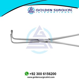 Pince à dissection Waterston coudée à 90 degrés, embouts dentelés à mâchoire de 35mm, longueur totale de 155mm - Product Image 4