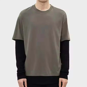 T-shirt grande taille pour hommes T-shirt surdimensionné en coton T-shirt personnalisé T-shirts de sonnerie personnalisés avec étiquette personnalisée T-shirt graphique de haute qualité - Product Image 2