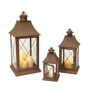 New Latest Luxury Modern Design Hanging Metal Candle <b>Lantern</b> Metal With Glass Customized <b>Lanterns</b> Candle Holders Gold Finished - Product Image 2