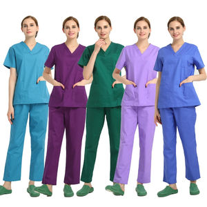 Medical Scrub Sets Polyester Fabric 170 GSM Hospital Uniforms Lightweight Nursing Staff Wear - Product Image 6