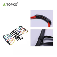 TOPKO-Bandas de resistencia en 8 formas para gimnasio, banda de alta calidad para entrenamiento de fuerza en el hogar, expansor de pecho