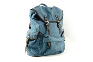 Mochila de Lona y Cuero, Elegante, para Viajes al Aire Libre, Escuela, Portátil, Transpirable, Ligera, Gran Capacidad, Unisex, LCBP-0098 - Product Image 6