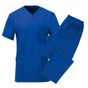 Vente en gros de gommages médicaux uniformes d'infirmière Spandex polyester pour infirmière uniformes d'hôpital gommages demi-manches élégants pour hommes unisexe - Product Image 1
