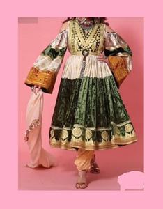 Kuchi afghan งานปักสไตล์วินเทจชนเผ่าทำมือแบบดั้งเดิมอัฟกานิสถานชุด2023เดรสวัฒนธรรม - Product Image 3