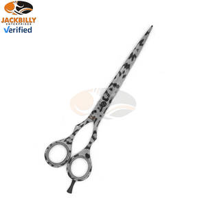 Tijeras de Peluquería para Zurdos de Acero Inoxidable, Hoja Recta Afilada con Punta Recubierta de Papel, Suministros Profesionales para Salón de Belleza - Product Image 2