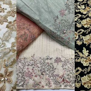 Fandi Silk sherwani Koti ผ้าถักลายระบายอากาศสำหรับเด็กหญิงและเด็กชาย - Product Image 1