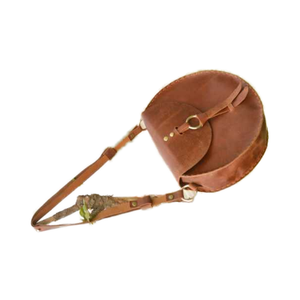 Bolso bandolera de lujo OEM de estilo vintage para mujer, bolso de mano impermeable de piel auténtica de alta calidad con cremallera para uso diario para mujer - Product Image 1