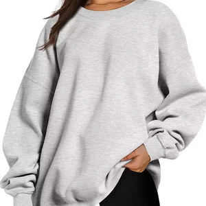 Sudadera de Algodón de Manga Larga de Alta Calidad para Mujer, Secado Rápido, Transpirable, con Logotipo Personalizado para Invierno - Product Image 1