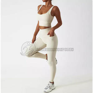 Ensemble soutien-gorge legging d'entraînement de sport ensemble de yoga pour femmes ensembles de yoga sans couture de gymnastique de sport de sport - Product Image 5