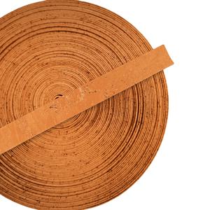 Cordón de corcho plano color salmón superior - Product Image 1