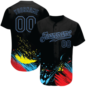 Maillots de baseball unisexes de haute qualité, ensembles respirants, chemises à boutons, uniformes de sport, hauts, tenues de streetwear hip-hop - Product Image 3