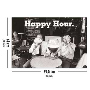 Affiche moderne Happy Hour pour décoration murale - Product Image 4