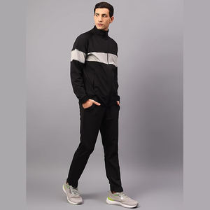 Men's High Quality Winter Track Suit Set Polyester Full Zipper <b>Jacket</b> & Pants Windproof Quick Dry Durability & Breathability - Product Image 2