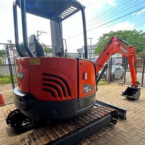 Mini pelleteuse sur chenilles Doosan DX27Z d'occasion poids de fonctionnement de 8 tonnes Kawasaki Enerpac vannes hydrauliques moteur boîte de vitesses roulement de pompe à engrenages - Product Image 4