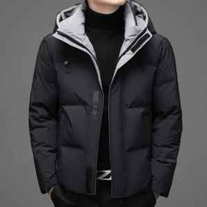 Doudoune Épaisse Hiver Canada pour Homme 100% Coton, Blouson Bomber en Duvet d'Oie Style Urbain Tendance - Product Image 5