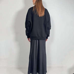 Solid Women's Oversized Casual <b>Sweatshirt</b> with Pockets <b>Long</b> Sleeves Pullover Hooded Fleece-Softer Breathable <b>for</b> Autumn & Winter - Product Image 4